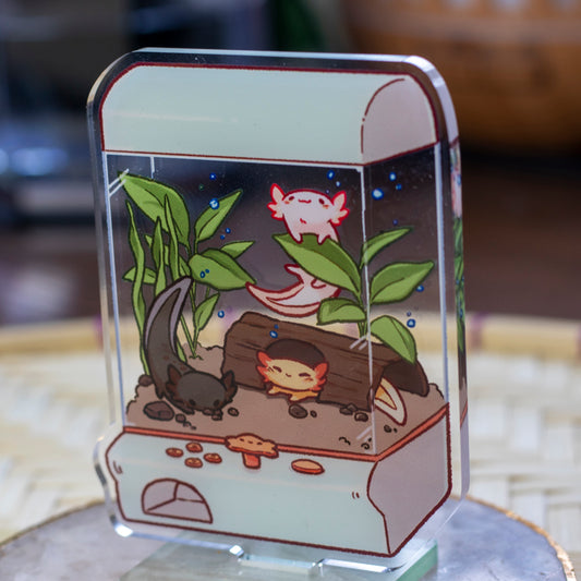 Axolotl | Standee - Aurigae Art &Illustration