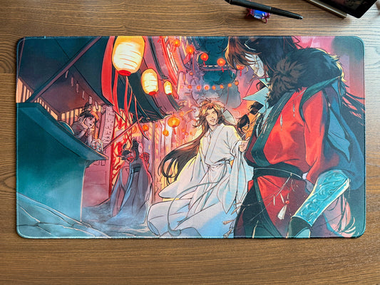 Ghost City | Mouse Pads / Deskmats - Aurigae Art &Illustration