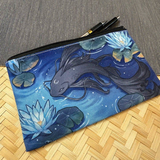 Moon Koi Pencil Case | Bags - Aurigae Art &Illustration