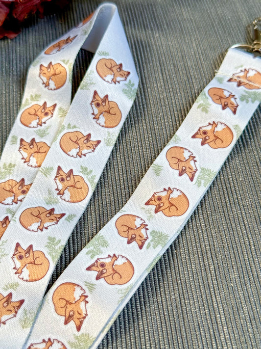 Tiny Foxes | Lanyards - Aurigae Art &Illustration