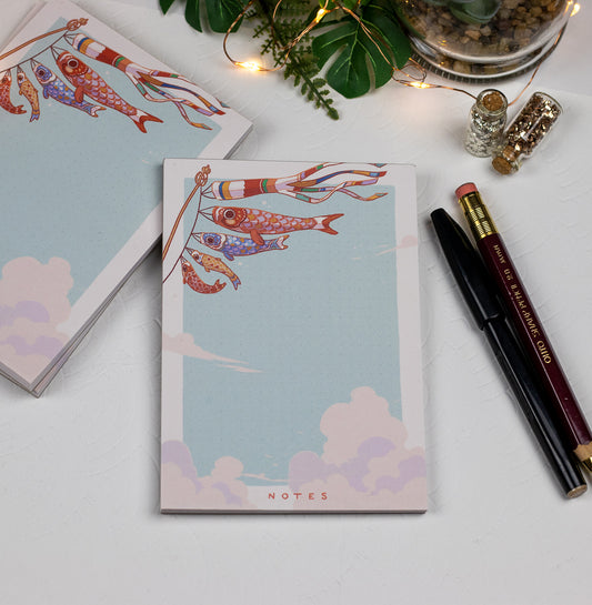 Koinobori | A6 Notepad - Aurigae Art &Illustration