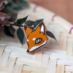 Load image into Gallery viewer, Red Fox | Enamel Pins - Aurigae Art &amp;Illustration
