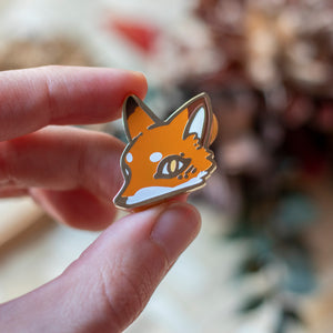 Red Fox | Enamel Pins - Aurigae Art &Illustration