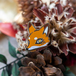 Load image into Gallery viewer, Red Fox | Enamel Pins - Aurigae Art &amp;Illustration
