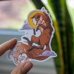 Load image into Gallery viewer, Moon Fox | Stickers - Aurigae Art &amp;Illustration
