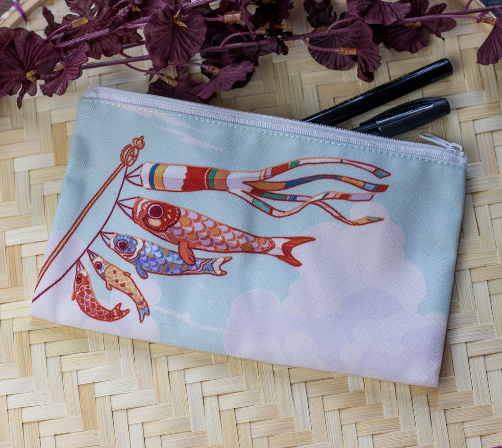 Koinobori Pencil Case | Bags - Aurigae Art &Illustration