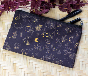 Witch's Kitten Pencil Case | Bags - Aurigae Art &Illustration