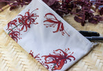 Load image into Gallery viewer, Spider Lilies Pencil Case | Bags - Aurigae Art &amp;Illustration

