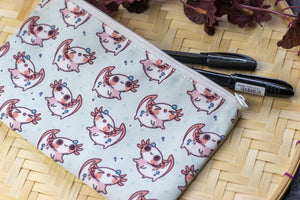 Axolotl Pencil Case | Bags - Aurigae Art &Illustration