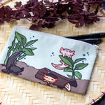 Load image into Gallery viewer, Axolotl Pencil Case | Bags - Aurigae Art &amp;Illustration
