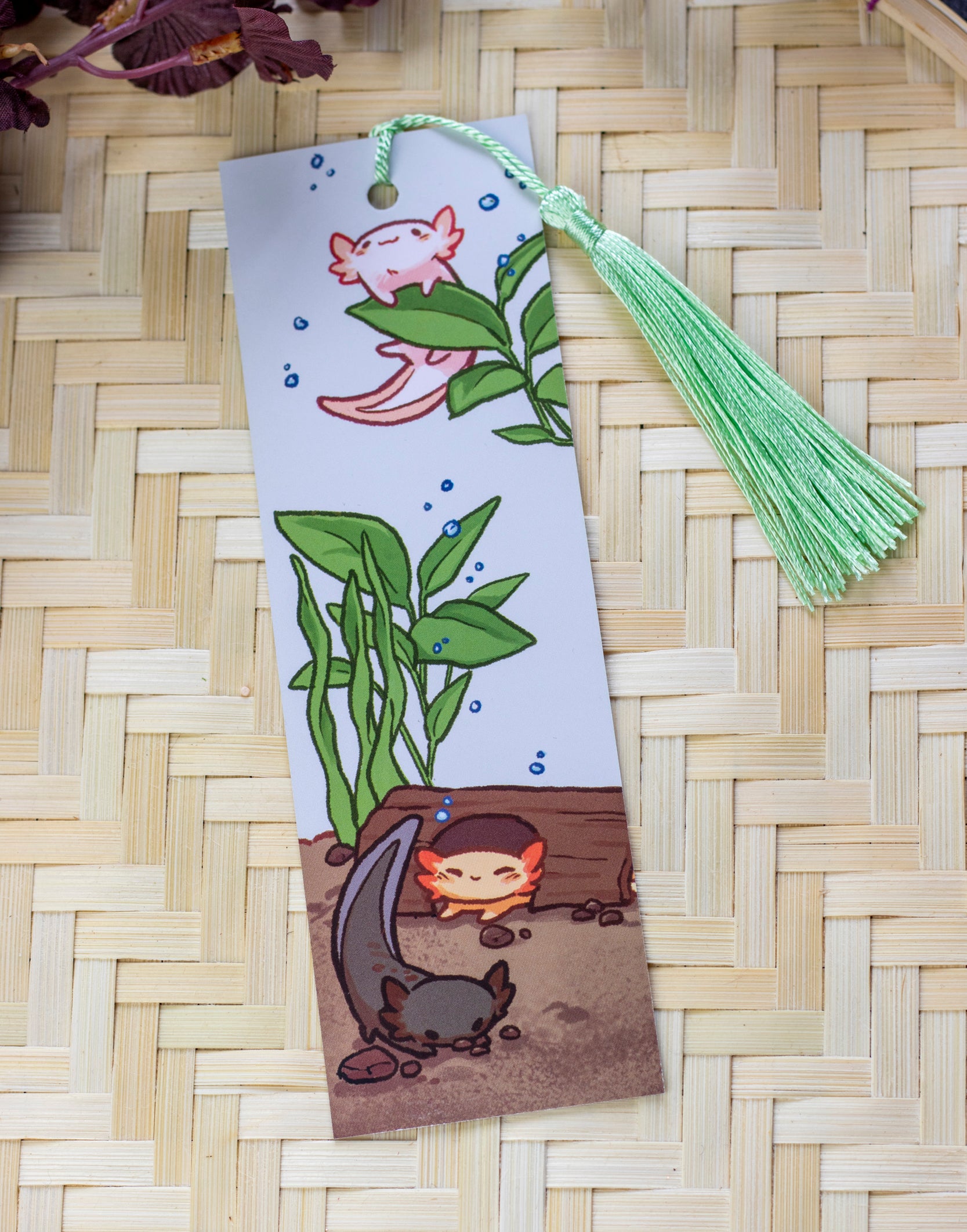 Axolotl | Bookmark - Aurigae Art &Illustration