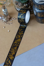 Load image into Gallery viewer, The Witch&#39;s Cat | Washi Tape - Aurigae Art &amp;Illustration
