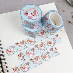 Happy Axolotl | Washi Tape - Aurigae Art &Illustration