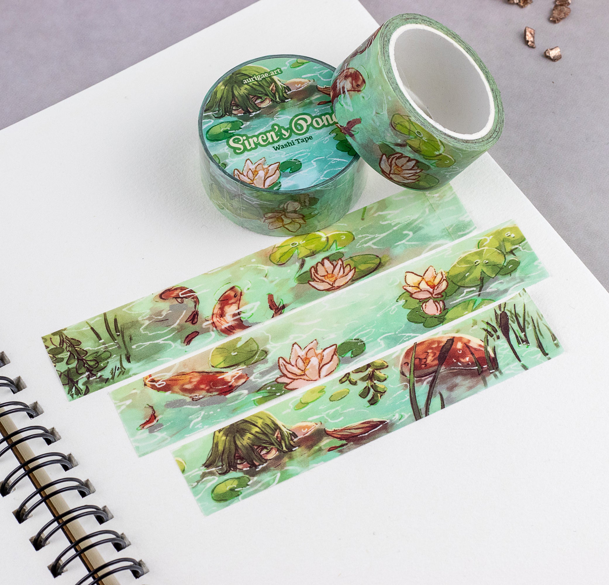 Siren's Pond | Washi Tape - Aurigae Art &Illustration