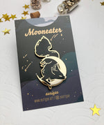Load image into Gallery viewer, Mooneater | Enamel Pin - Aurigae Art &amp;Illustration
