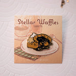 Load image into Gallery viewer, Stellar Waffles | Enamel Pin - Aurigae Art &amp;Illustration
