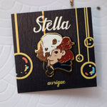 Load image into Gallery viewer, Stella the Witch | Enamel Pin - Aurigae Art &amp;Illustration
