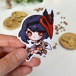 Load image into Gallery viewer, Genshin Impact Characters | Stickers - Aurigae Art &amp;Illustration
