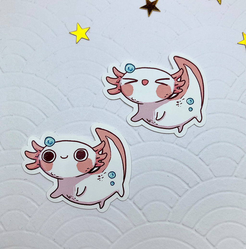 Axolotl | Stickers - Aurigae Art &Illustration