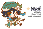 Load image into Gallery viewer, [PRE-ORDER] [SHIPPING EARLY APRIL] Venti | Genshin Impact | Enamel Pins - Aurigae Art &amp;Illustration
